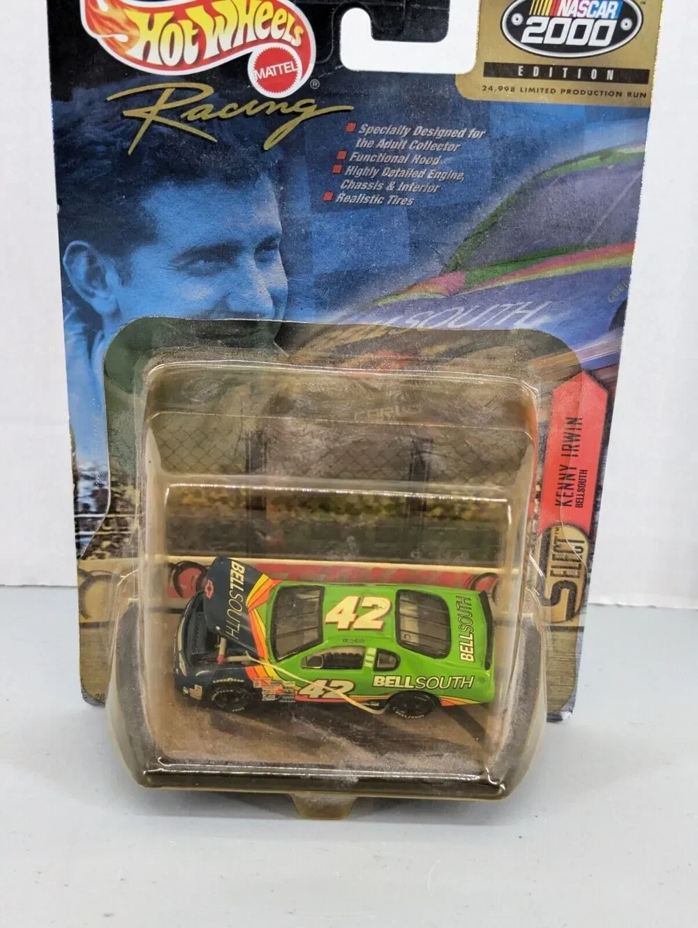1/64 HOT WHEELS Racing KENNY IRWIN #42 Select Bellsouth NASCAR 2000 NEW -0125